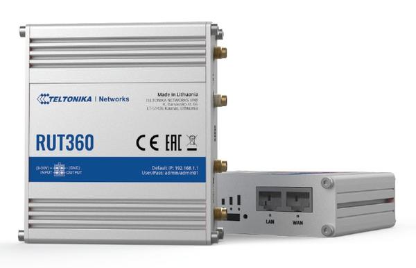 Teltonika TE-RUT360 LTE CAT6 Endüstriyel Hücresel Router