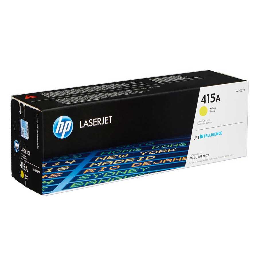 Hp W2032A 415A 2100 Sayfalık Sarı Orijinal Lazer Toner