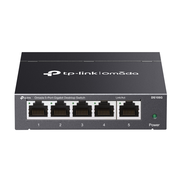 Tp-Link DS105G 5 Port Gigabit Çelik Kasa Masaüstü Ethernet Switch