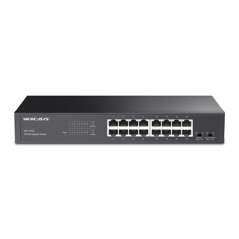 Tp-Link Mercusys 16 Port Gigabit Rack Mount Ethernet Switch
