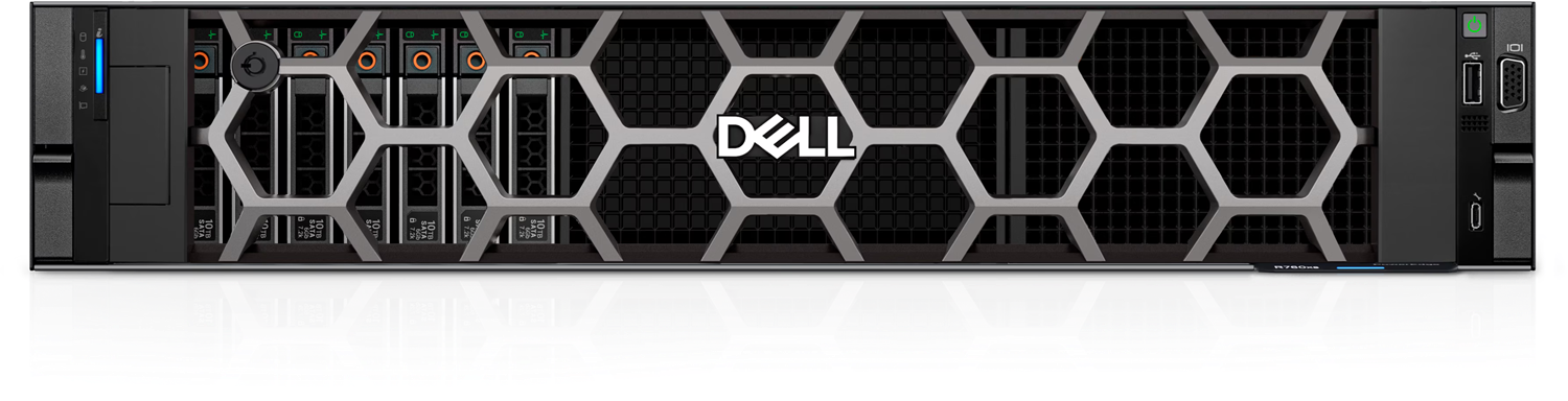 Dell R760XS SPL2 Xeon Silver 4510 2.4GHz 12 Core 32GB DDR5 480GB SSD 2X1100W Rack Sunucu