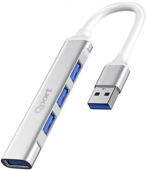 Qport Q-UC204 Usb 3.0 to to 4 Port USB 3.0 Usb Çoklayıcı