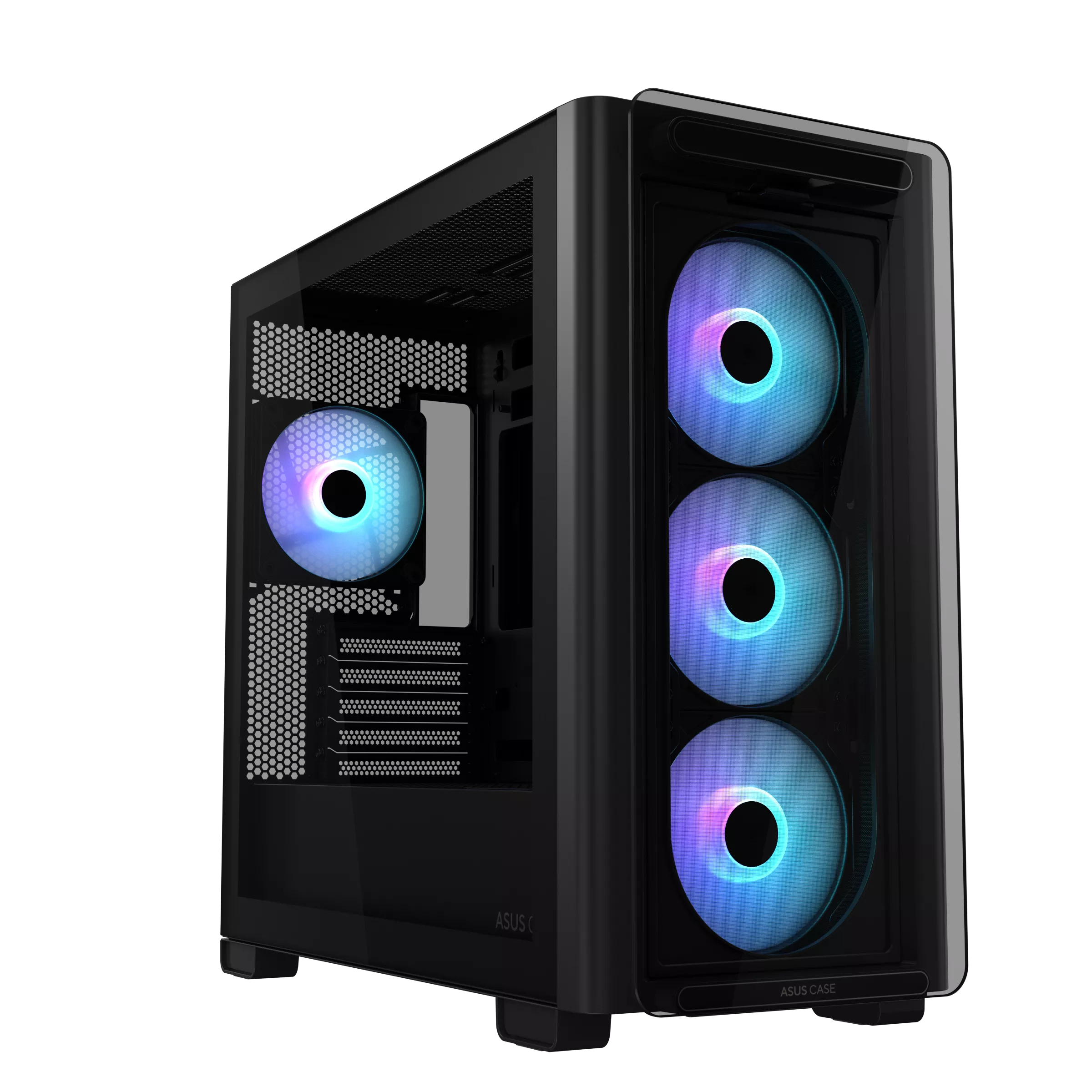 Asus A23 PLUS PSU YOK 4x12cm ARGB Bfanlı Gizli Konnektör Destekli micro ATX Bilgisayar Kasası