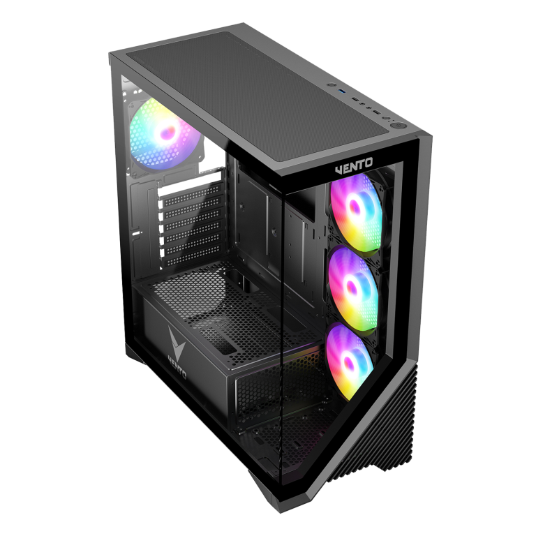 Vento VG4202FL 750W 80 Plus Bronze 4x12cm RGB Fanlı Gen5 E-AXT ATX Kasa