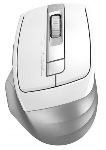 A4 Tech FB35C 2400Dpi 5 Tuşlu Bluetooth Wi-Fi Kablosuz Şarjlı Beyaz Mouse