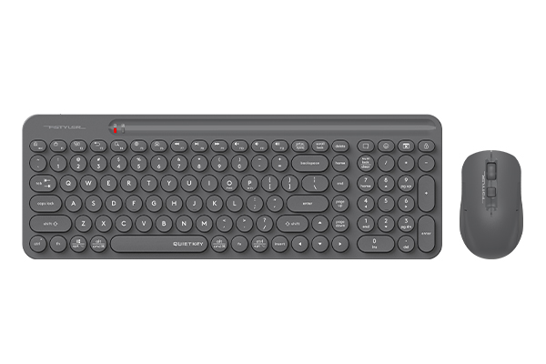 A4 Tech FG3300 Air 2 Q TR Sessiz Kablosuz Gri Klavye Mouse Set
