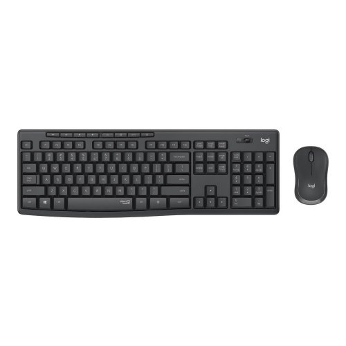 Logitech 920-009804 MK295 Kablosuz Q TR Multimedia Klavye Mouse Siyah Set