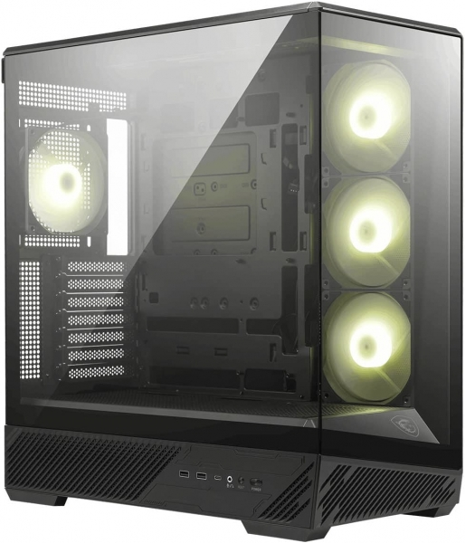 Msi MAG PANO 130R PZ PSU YOK 4x12cm ARGB Fanlı Panoromik ATX Oyuncu Kasası