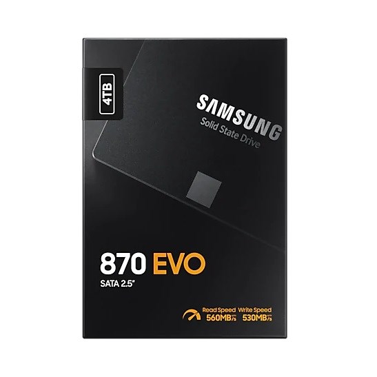 Samsung MZ-77E4T0BW 4 TB 870 EVO 560/530Mb/s 2.5 inch SSD Harddisk