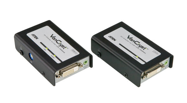 Aten VE600A 60Mt HDMI to CAT Hoparlör Bağlanabilir DVI Siyal Uzatma Cihazı