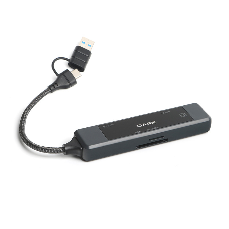 Dark DK-AC-USB350L USB A USB Type C to 2 Port USB 1 Port RJ45 TF SD USB 3.0 Multi Port