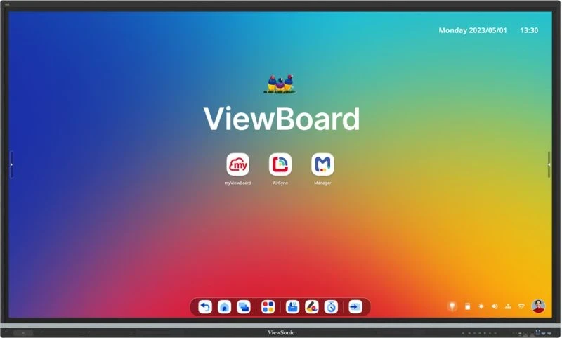 Viewsonic IFP8651 86 inch 3840x2160 6.5ms 60Hz HDMI DP Rj45 Dokunmatik Endüstriyel Kurumsal Monitör