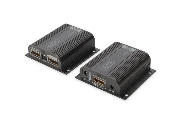 Digitus DS-55100-1 50 Mt RJ45 to HDMI PoE Destekli Alıcı-Verici HDMI Sinyal Uzatma Cihazı