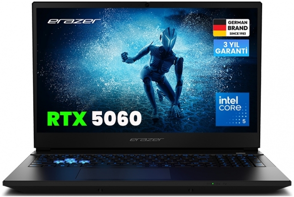 Erazer Deputy 15 P1 MD600004 CI7 13620H 3.6Ghz 16 GB 1TB 8GB RTX5060 15.6 144Hz FreeDos Notebook Bilgisayar