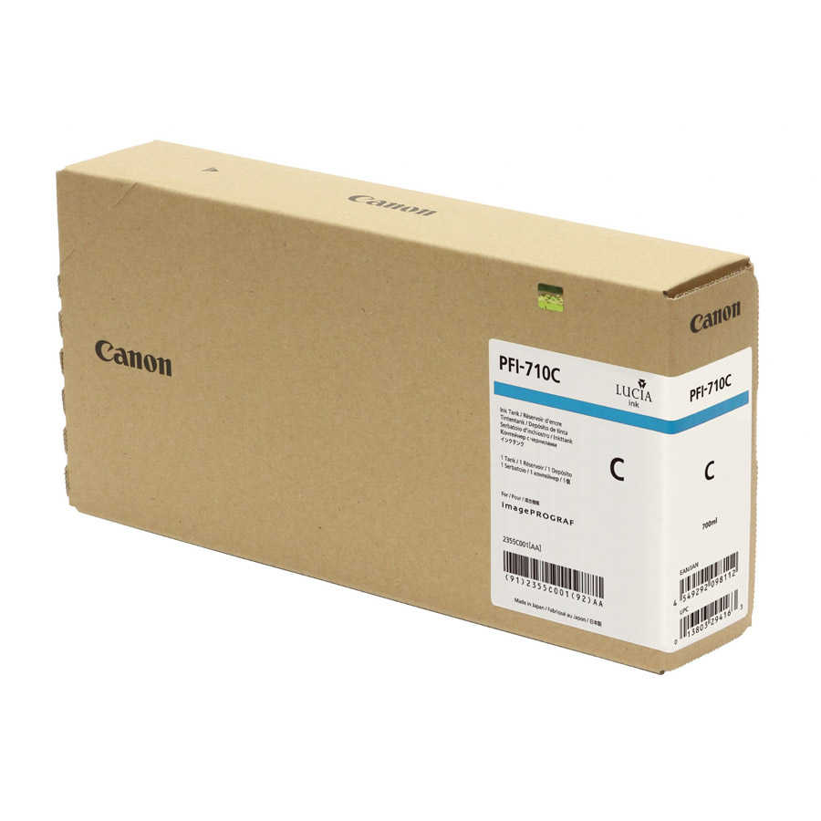 Canon 2355C001 PFI-710 C 700ml Mavi Orjinal Inkjet Kartuş