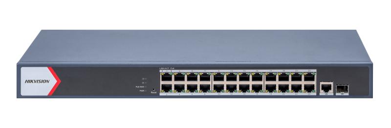 Hikvision DS-3E1526P-EI 24 Port Gigabit PoE 1 Port Uplink 1 Port SFP 370W PoE Switch