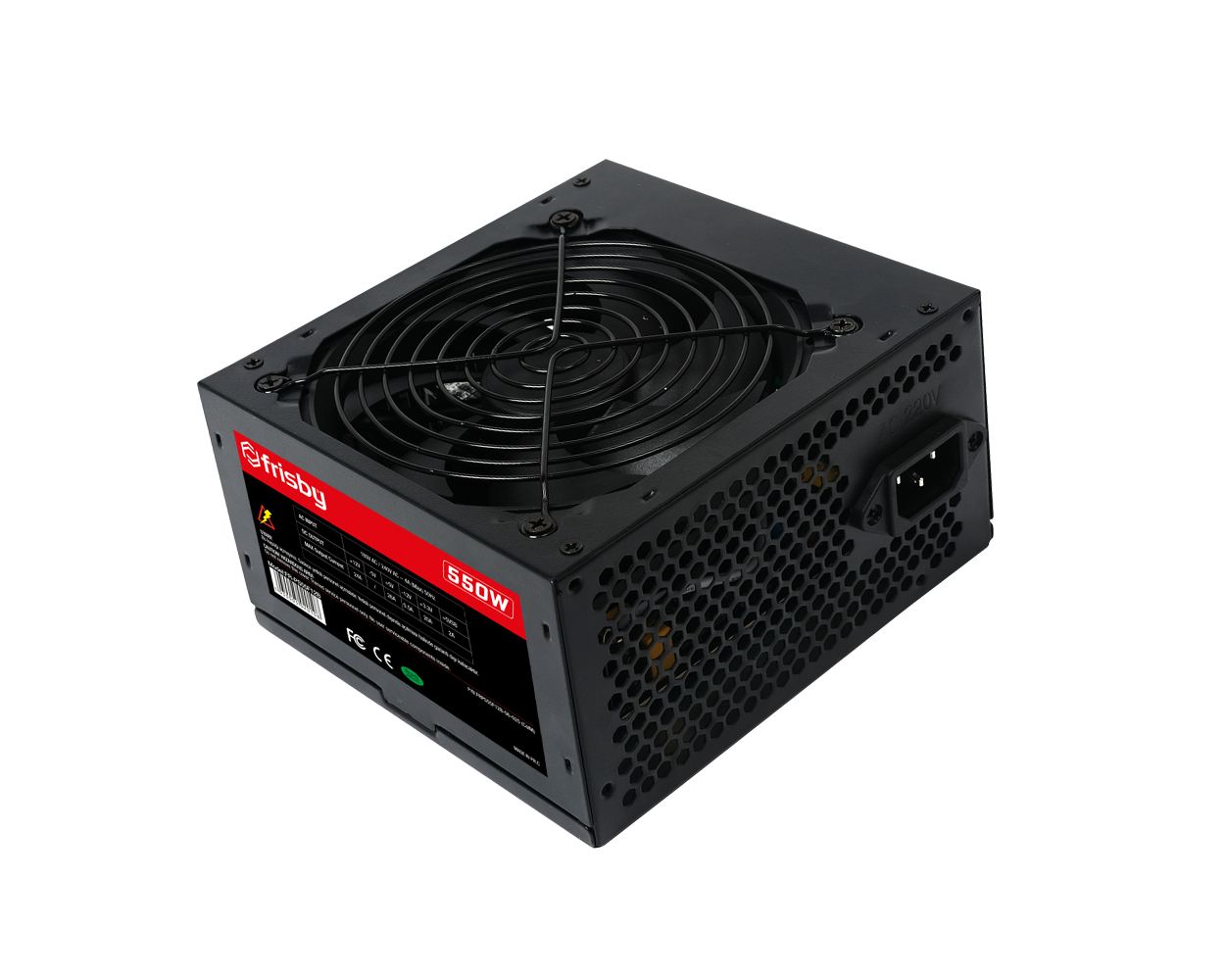 Frisby FR-PS55F12B 550 Watt 12cm Fanlı Siyah ATX Power Supply
