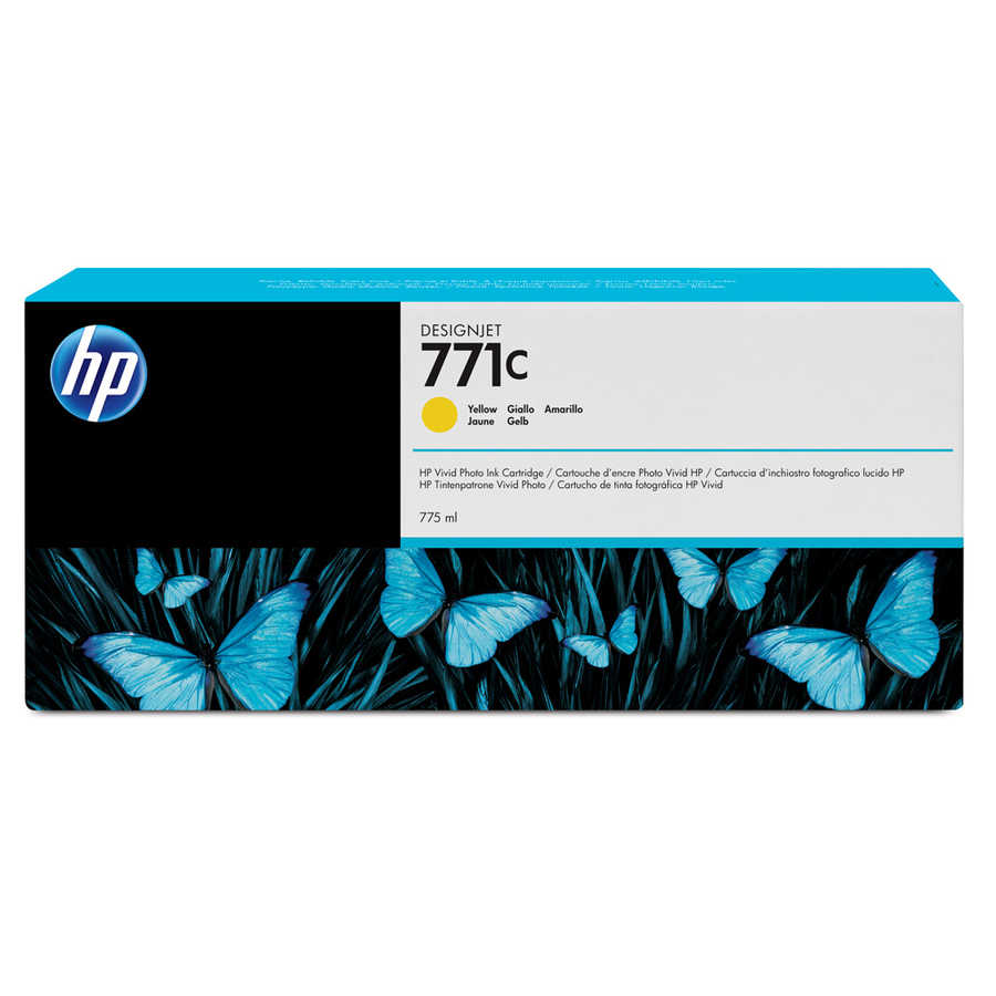 Hp B6Y10A 771C 775Ml Geniş Format Sarı Orijinal Inkjet Kartuş