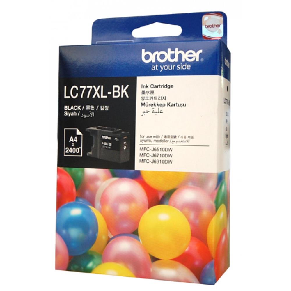 Brother LC77XLBK 2.400 Sayfalık Siyah Orijinal Kartuş