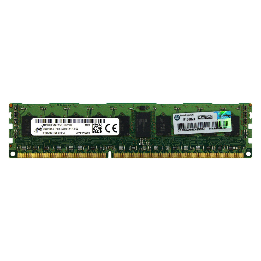 Hp 647895R-B21 4 GB DDR3 1600 Mhz ECC Sunucu Belleği