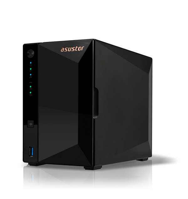 Asustor AS3302T V2 RTD1296 2GB DDR4 2x3.5-2.5 inhc HDD 2.5Gbit LAN Nas Ağ Depolama