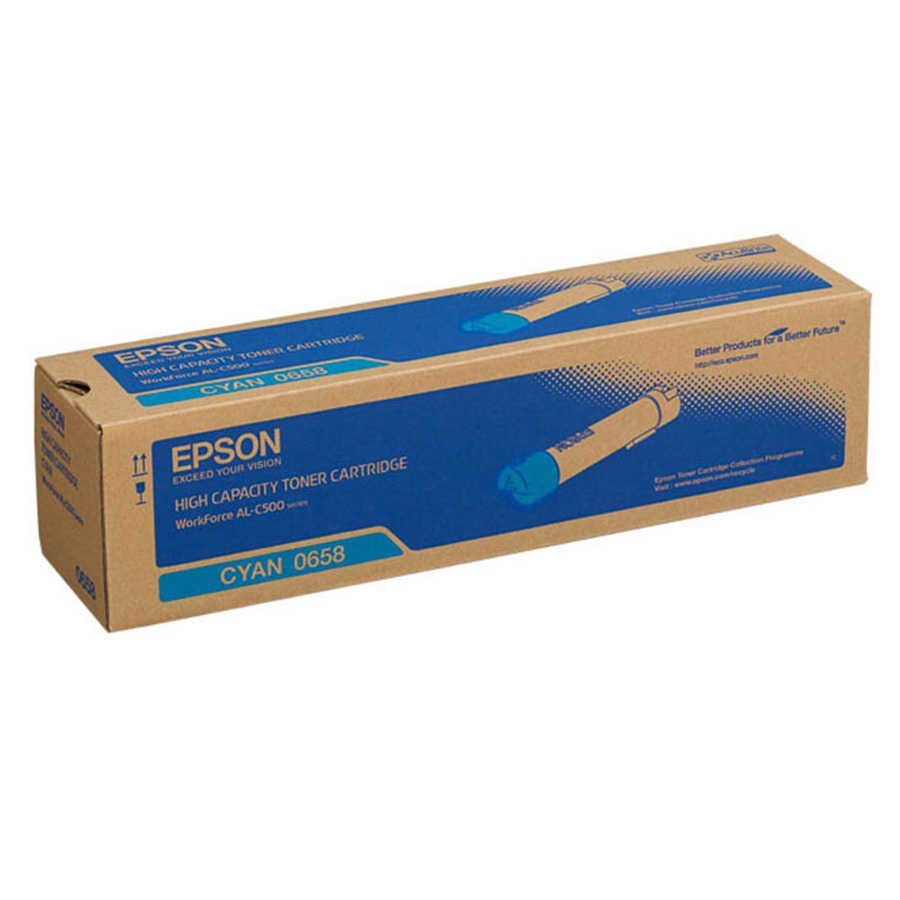 Epson C13S050658 0658 13.700 Sayfalık Yüksek Kapasiteli Mavi Orijinal Lazer Toner