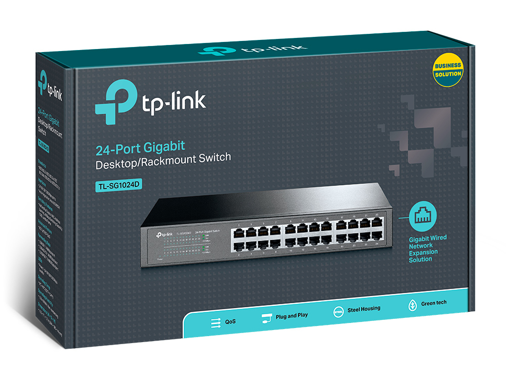 Tp-Link TL-SG1024 24 Port Gigabit Rackmount Ethernet Switch