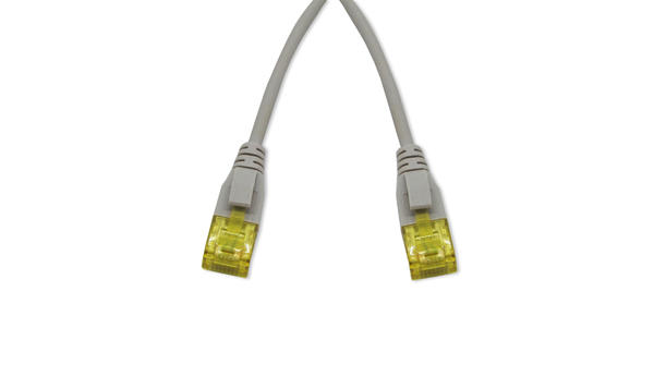 Beek BC-U6A150S 15 Mt CAT6A UTP AWG28 LSZH Slim Gri Patch Cord Kablo