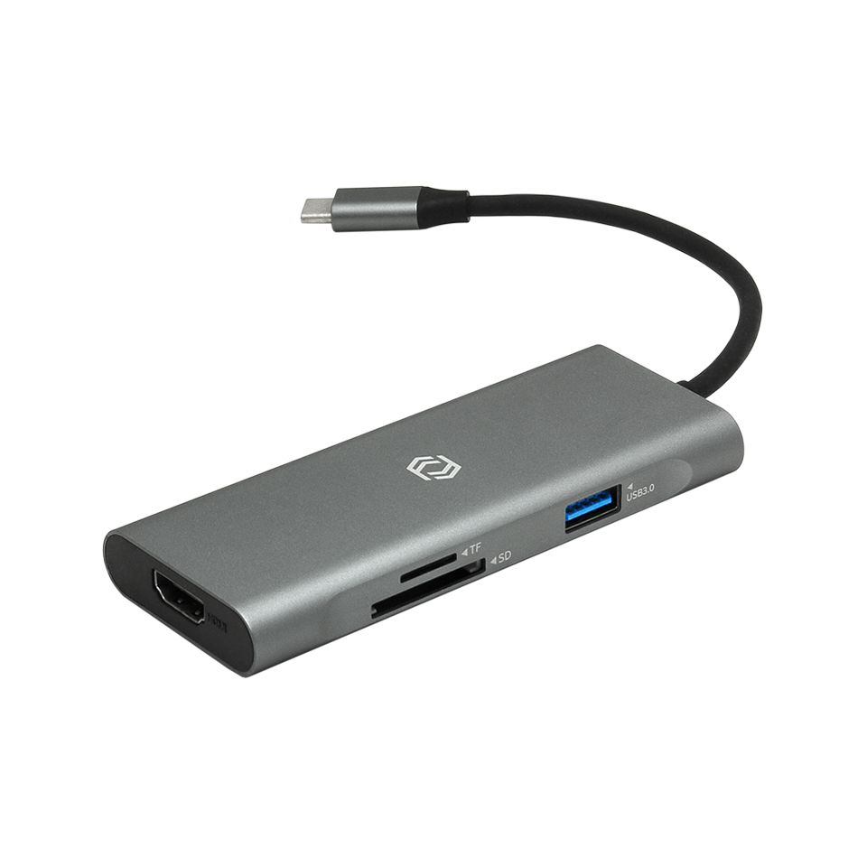 Frisby FA-7712TC USB Type C to HDMI 3xUSB 3.0 SD/TF PD USB Ekran Kartı Adaptörü