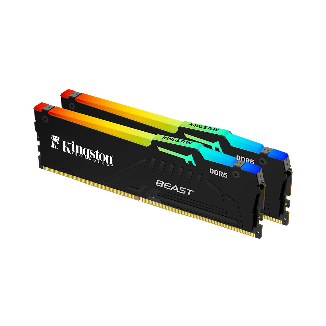 Kingston KF560C36BBEAK2/16TR 16 GB (2x8) DDR5 6000Mhz CL36 Beast RGB Expo Bilgisayar Bellek