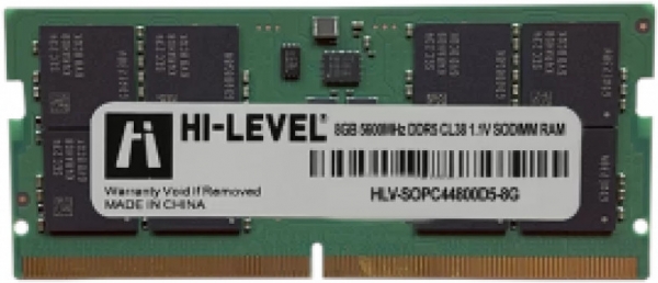 Hi-Level HLV-SOPC44800D5/8G 8 GB DDR5 5600Mhz CL38 Notebook Bellek