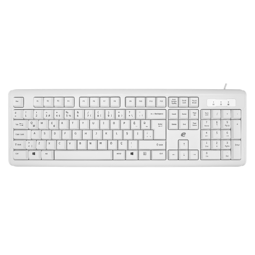 Acer EAK9821 USB Q TR Standart eMachines Kablolu Beyaz Klavye