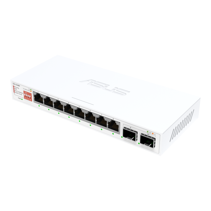 Asus QG-U1080 8 Port 2.5Gbit 2 0POrt 10G Sfp Ethernet Switch