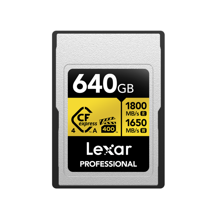 Lexar LCAGOLD640G-RNENG 640 GB 1800-1650Mb/s Cfexpress 4.0 Type A Gold Serisi Compact Flash Kart
