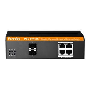 Foredge IS104GPS-2F 4 Port Gigabit PoE 2 Port SFP Yönetilebilir PoE Switch