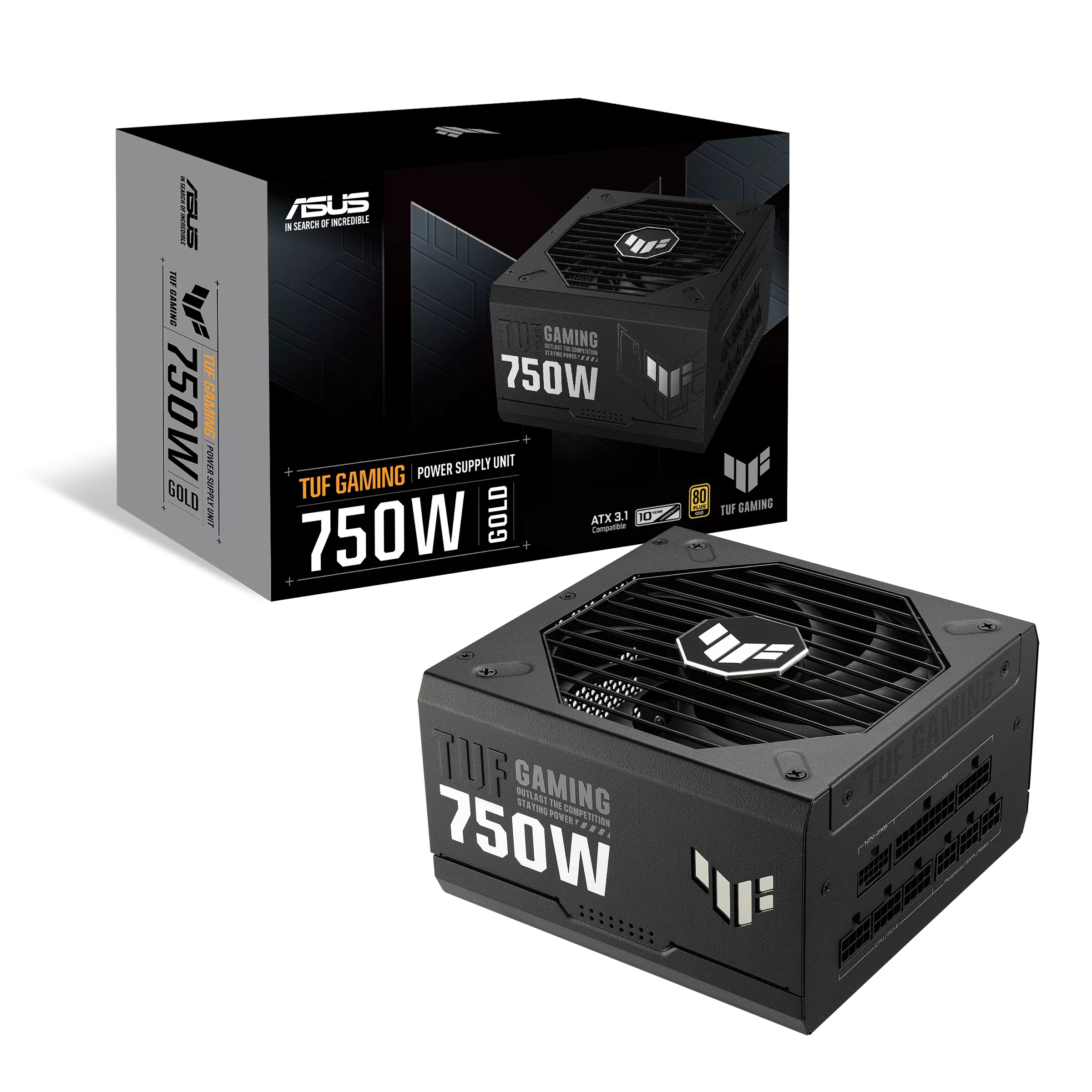 Asus TUF GAMING 750G 750W 80 Plus Gold 12Cm Fanlı Full Modüler PCIe 5.1 ATX 3.1 Power Suplly