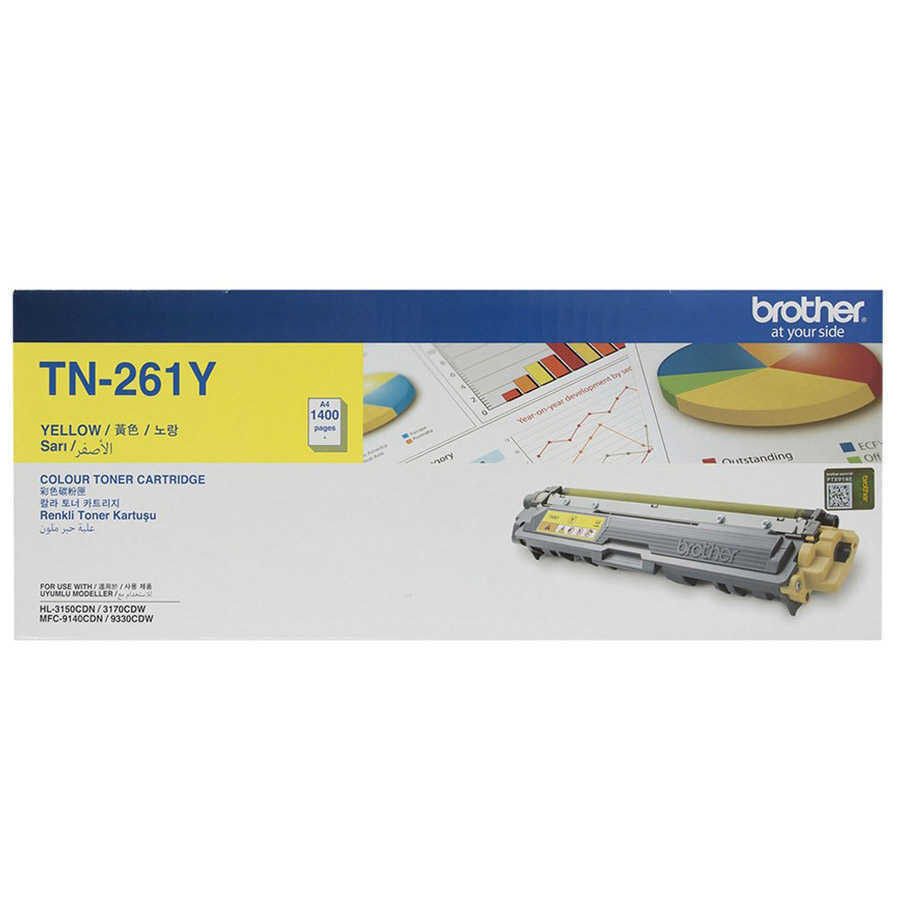 Brother TN-261Y 2.200 Sayfalık Sarı Orijinal Lazer Toner
