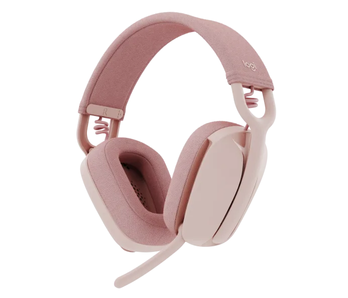 Logitech 981-001224 Zone Vibe 100 Kafa Bantlı Gül Kablosuz Mikrofonlu Kulaklık