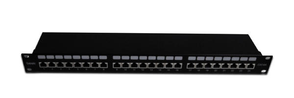 Beek BN-PP-6A24S 24 Port 19 inch 1U CAT6A SFP LSA IDC Patch Panel