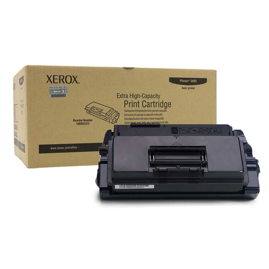 Xerox 106R01372 Phaser 3600 20.000 Sayfalık Yüksek Kapasiteli Siyah Orijinal Laser Toner