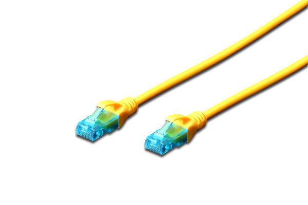 Beek BC-U5100Y 10 Mt CAT5E U/UTP AWG26 Sarı Patch Cord Kablo