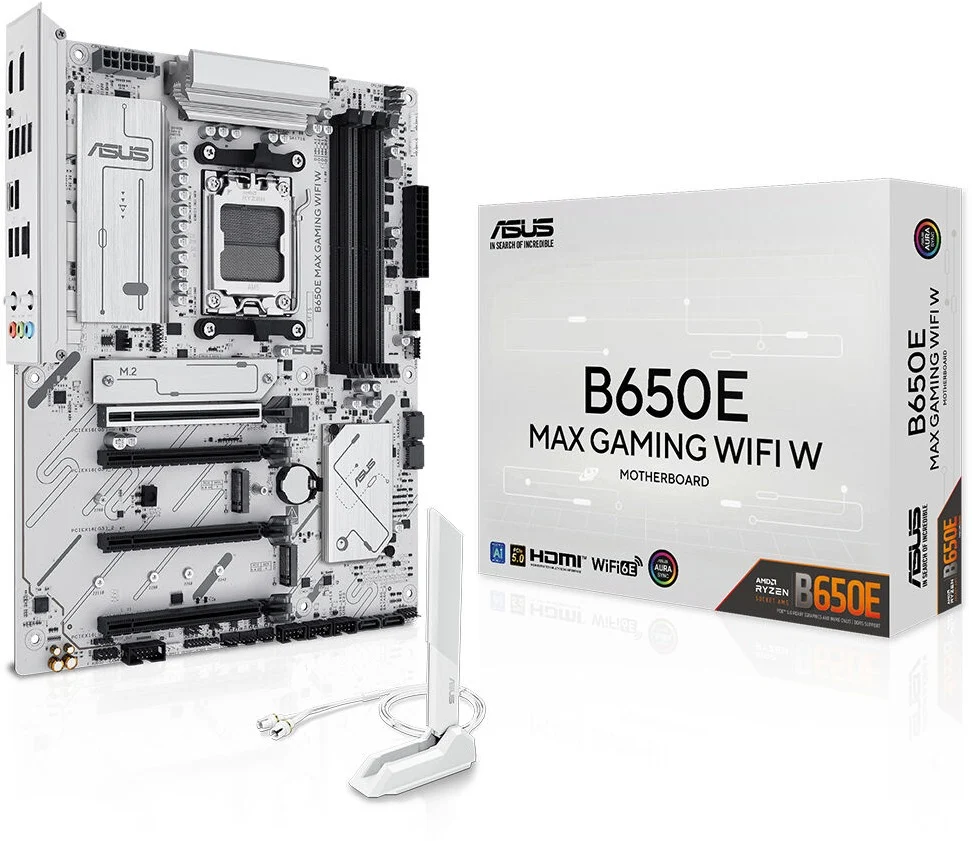 Asus B650E MAX GAMING WIFI W Sc-Am5 B650 DDR5 8000Mhz 3xM2 Wifi 6E 2.5Gbit eATX AMD Anakart