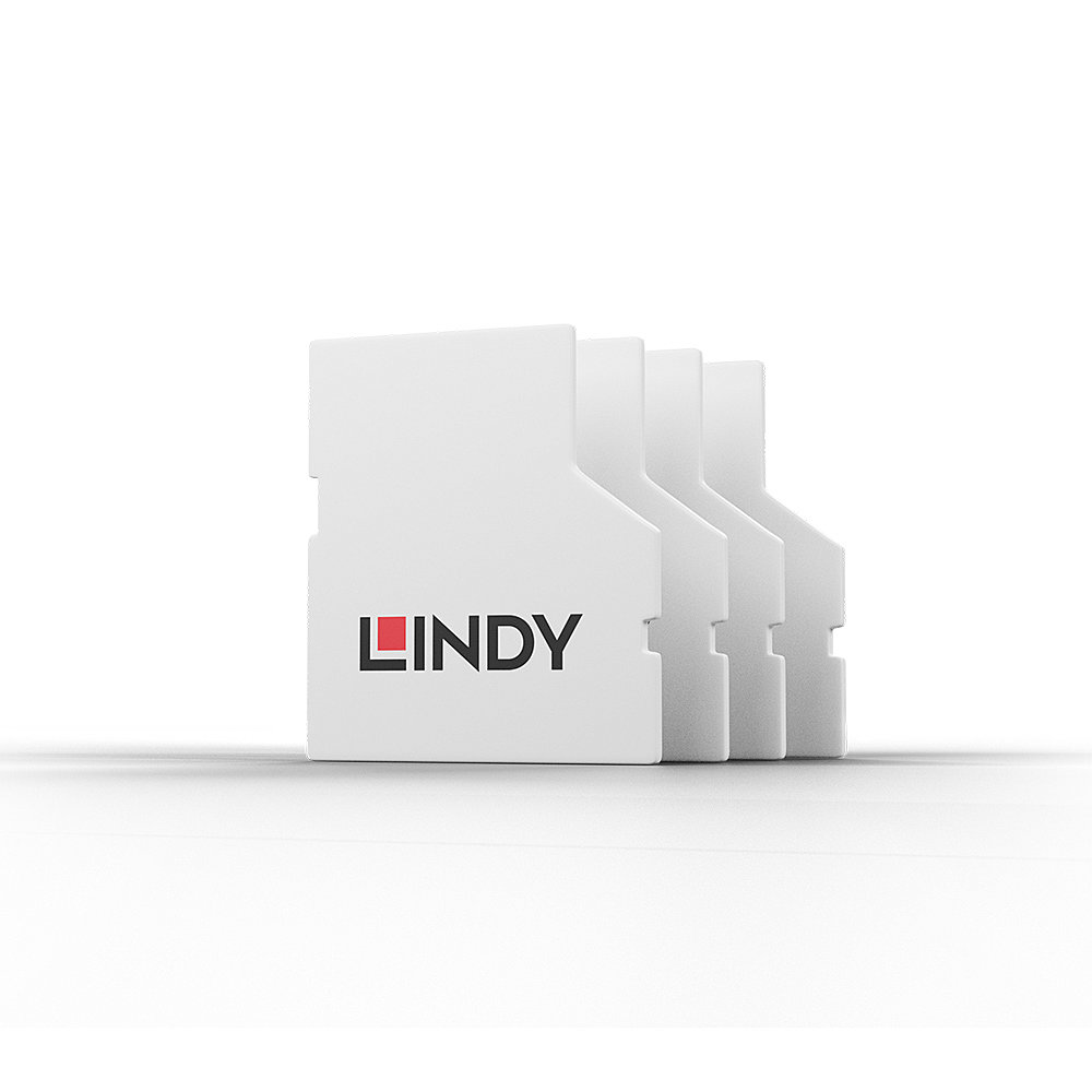 Lindy LIN-40479 10 lu paket Beyaz SD Port Kilidi