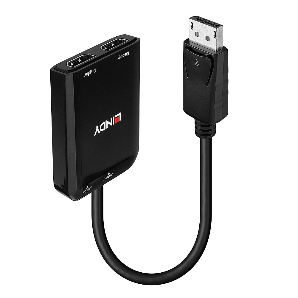 Lindy LIN-38433 Display Port to 2 x HDMI MST Görüntü Çoklayıcı