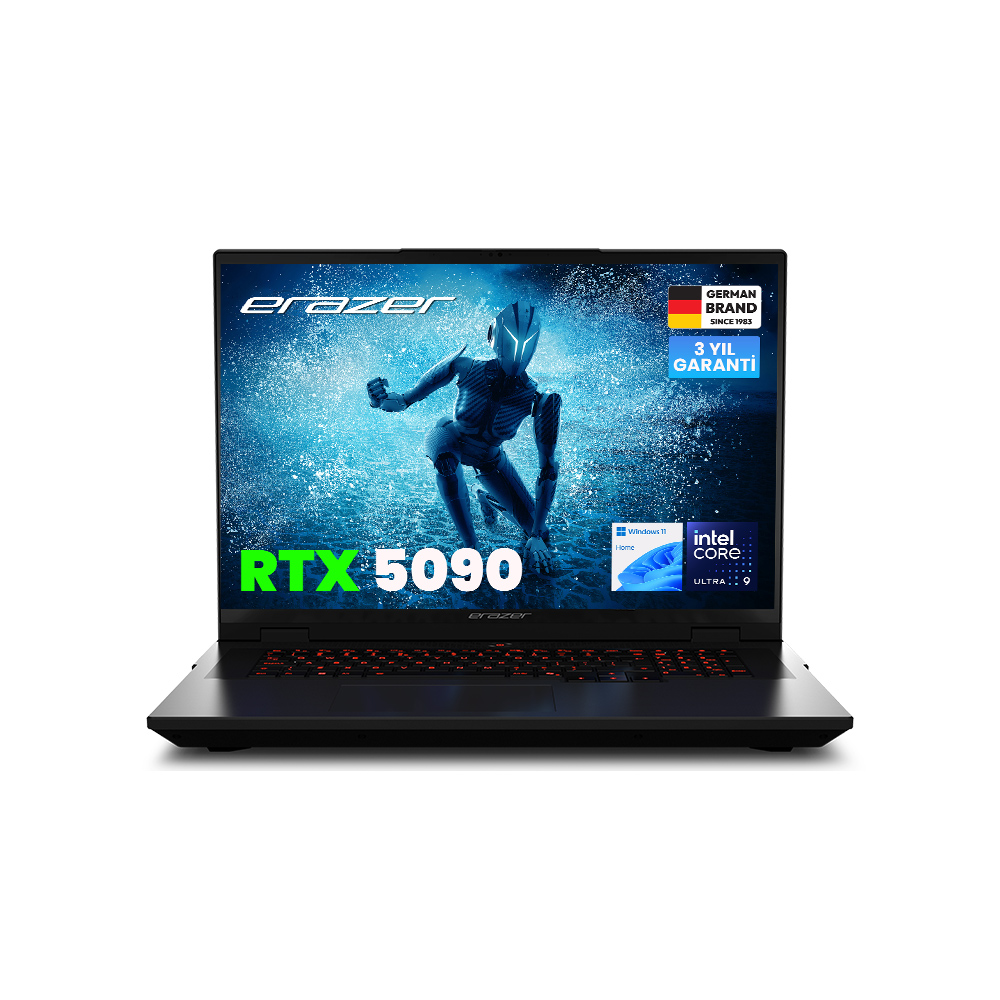 Erazer MD62730 Beast 18 X1 Ultra 9 275HX 2.1GHz 32GB 2TB 24GB RTX5090 18 Win11 Home Notebook Bilgisayar