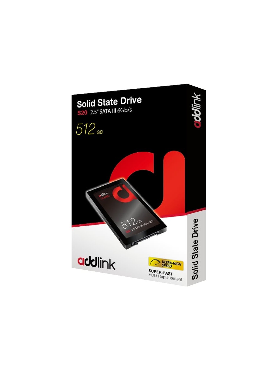 Addlink AD256GBS20S3S 256 GB 510-400Mb/s SATA3 2.5 inch SSD Harddisk