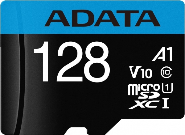 Adata AUSDX128GUICL10A1-RA1 128 GB Premier UHS-I Class10 V10 Adaptörlü mciroSD Kart
