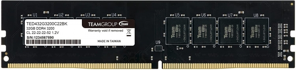 Team TED432G3200C2201 32 GB DDR4 3200Mhz CL22 Elite Bilgisayar Bellek