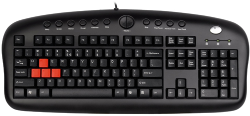 A4 Tech KB-28G Q TR USB Multimedia Gamer Siyah Kablolu Klavye