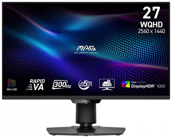 Msi MAG 274QPF X30MV 27 inch 2560x1440 0.5ms 300Hz HDMI DP Mini LED Flat Rapid Oyunuc Monitörü
